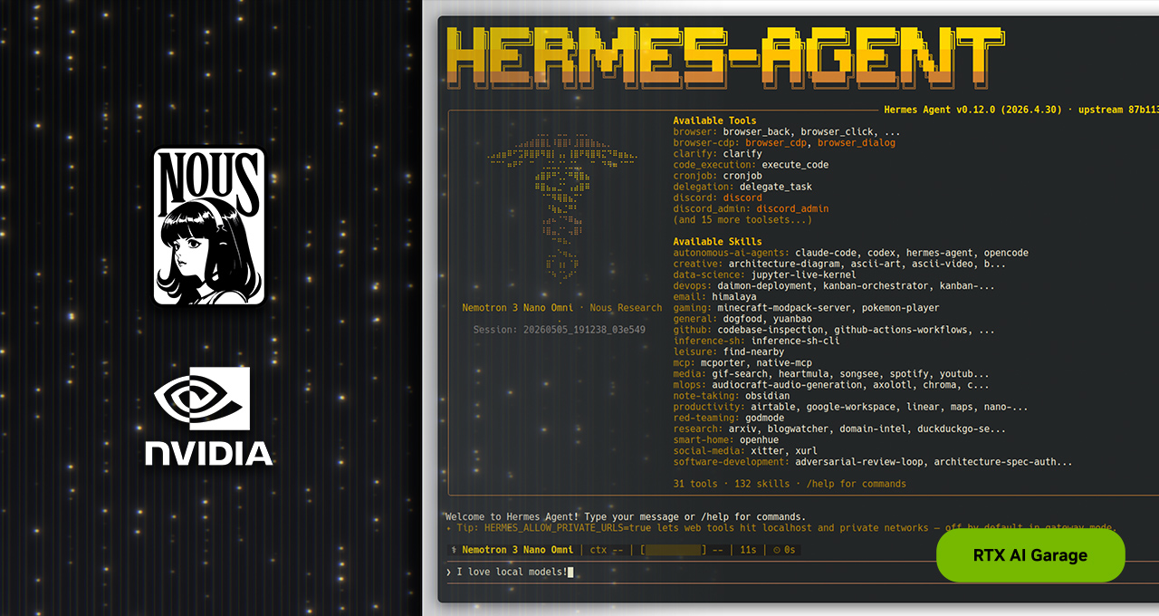 L'era degli Agenti AI Locali: Analisi di Hermes e l'ecosistema NVIDIA